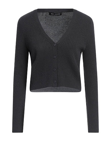 IRIS VON ARNIM Cardigan Charcoal 100% Cashmere