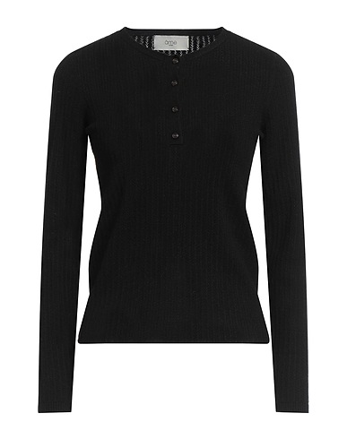 ÂME ANTWERP Jumper Black 33% Viscose, 23% Nylon, 20% Merino Wool, 20% Cotton, 4% Cashmere