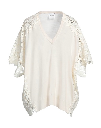 NUDE Jumper Ivory 100% Wool, Viscose, Cotton, Polyamide, Elastane