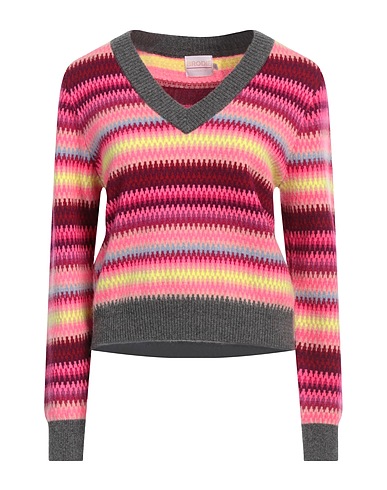 BRODIE CASHMERE Maglia in Cachemire Fucsia 100% Cachemire