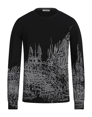 VALENTINO GARAVANI Jumper Black 83% Viscose, 17% Polyester