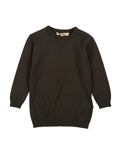 NUPKEET Pullover Dunkelgrün 50% Acryl, 37% Schurwolle, 10% Polyamid, 3% Elastan