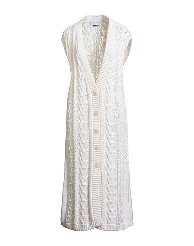 ALBERTA FERRETTI Cardigan Cream 100% Virgin Wool