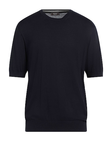 PESERICO Jumper BLU NOTTE 62% Silk, 38% Cotton