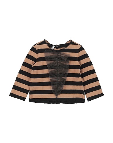 NINALUNA Jumper Camel 69% Cotton, 19% Acrylic, 5% Synthetic fibers, 4% Viscose, 3% Elastane
