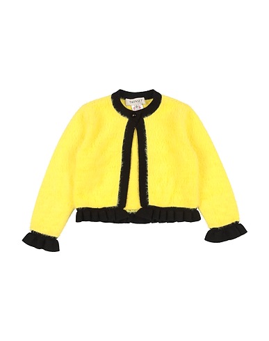 TWINSET Cardigan Yellow 64% Polyamide, 23% Viscose, 13% Polyester