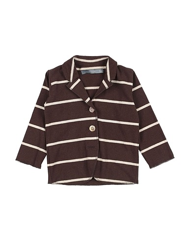 MINIMU' Blazer Dark brown 96% Cotton, 4% Elastane
