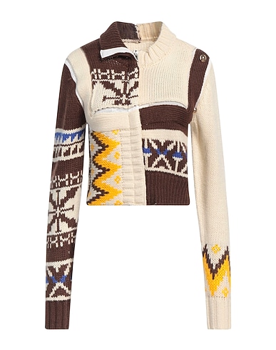 SACAI Ζακέτα Μπεζ 92% Μαλλί, 8% Νάιλον, Πολυεστέρας