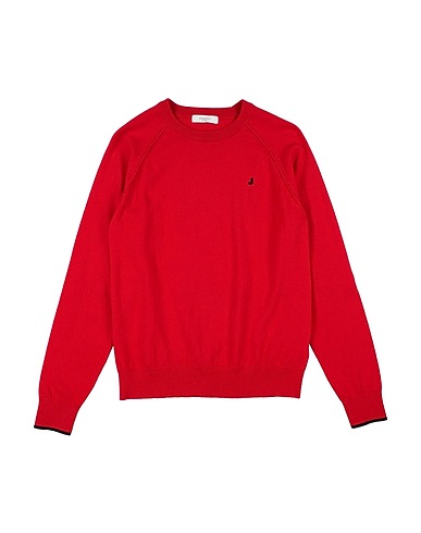 JECKERSON Jumper Red 49% Wool, 49% Cotton, 2% Elastane