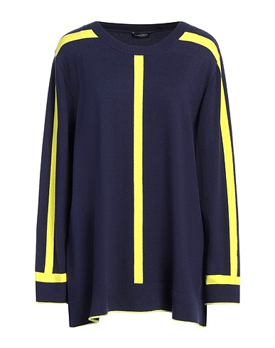FIORELLA RUBINO Pullover Marineblau 51% Viskose, 30% Polyester, 19% Polyamid, Metallfaser