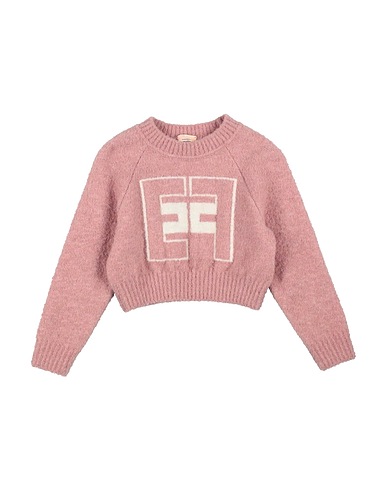 ELISABETTA FRANCHI Pullover Rosa antico 50% Poliacrilico, 31% Poliammide, 12% Lana, 5% Lana di alpaca, 2% Elastan