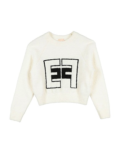 ELISABETTA FRANCHI Jumper Off white 50% Polyacrylic, 31% Polyamide, 12% Wool, 5% Alpaca wool, 2% Elastane