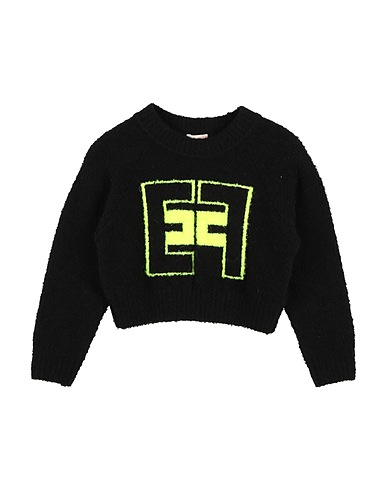 ELISABETTA FRANCHI Jumper Black 50% Polyacrylic, 31% Polyamide, 12% Wool, 5% Alpaca wool, 2% Elastane