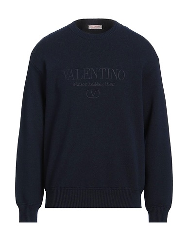 VALENTINO GARAVANI Sweater Midnight blue 100% Virgin Wool