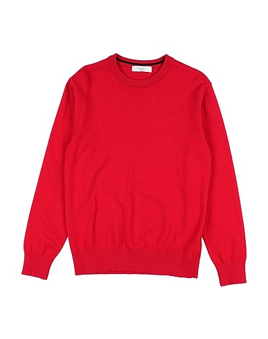 JECKERSON Pullover Rot 49% Wolle, 49% Baumwolle, 2% Nylon