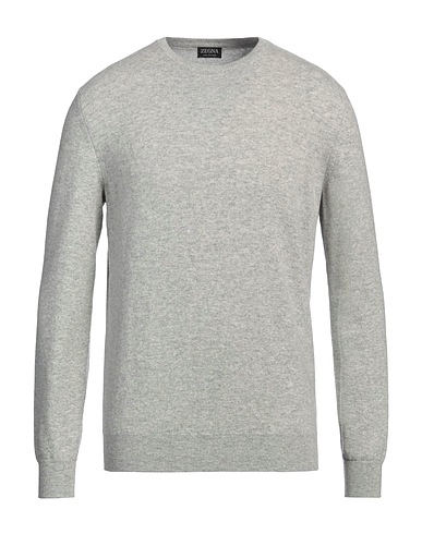 ZEGNA Cashmere jumper Light grey 100% Cashmere