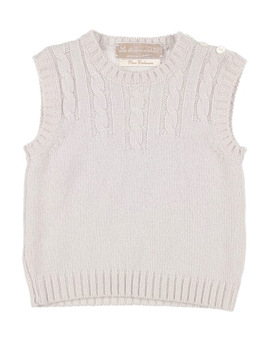 LA STUPENDERIA Maglia Gilet Grigio chiaro 100% Cachemire