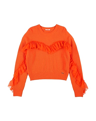 LIU •JO Jumper BETTER Orange 33% Viscose, 23% Polyamide, 20% Cotton, 20% Wool, 4% Cashmere