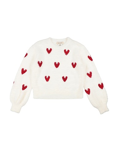 TWINSET Pullover Blanc 81% Polyamide, 12% Viscose, 7% Polyester, Polyester métallisé