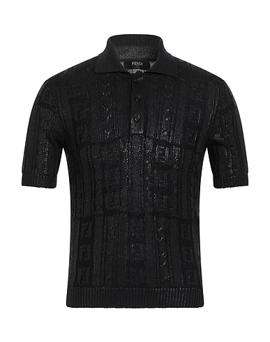 FENDI Jersey Negro 46% Poliuretano, 43% Lana, 11% Poliéster