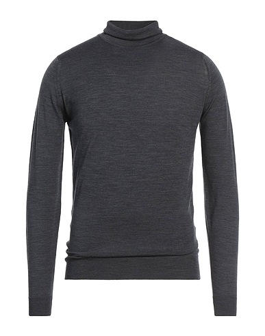 JOHN SMEDLEY Polo neck Lead 100% Virgin Wool