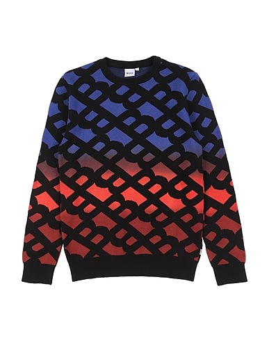 BOSS Jumper Black 100% Cotton