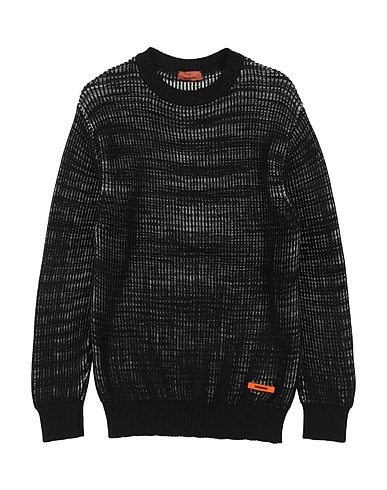MISSONI KIDS Pullover Nero 100% Lana Vergine