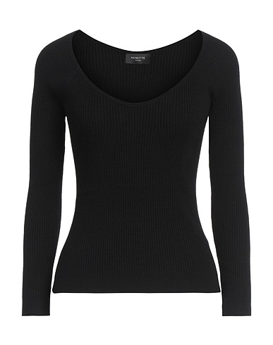 NENETTE Jumper Black 72% Viscose, 28% Polyester