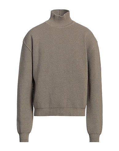 RICK OWENS Turtleneck Sage green 100% Virgin Wool