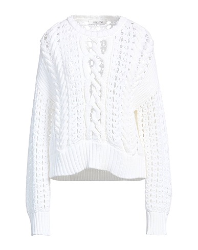 VALENTINO GARAVANI Jumper White 76% Cotton, 24% Polyamide