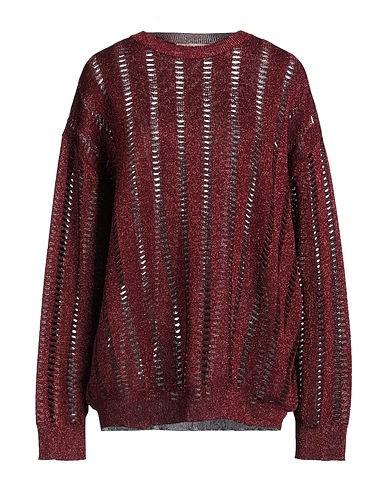 VALENTINO GARAVANI Sweater Burgundy 80% Viscose, 12% Metallic fiber, 8% Polyester