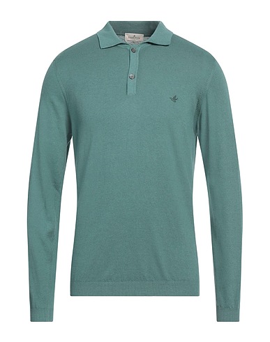 BROOKSFIELD Jumper Sage green 85% Cotton, 15% Wool