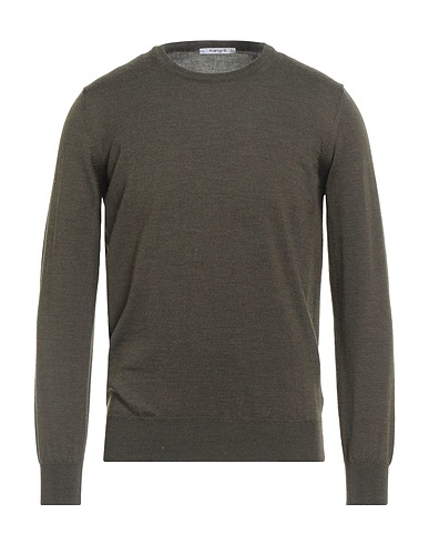 KANGRA Pullover Verde militare 100% Lana