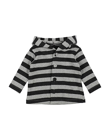 NOT ONLY MONDAY Cardigan Charcoal 70% Cotton, 20% Acrylic, 4% Other Fibres, 3% Viscose, 3% Polyester