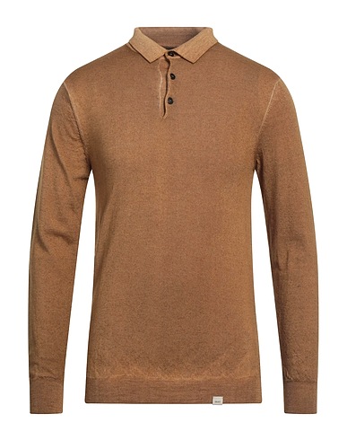 LIU •JO MAN Jumper Camel 100% Virgin Wool