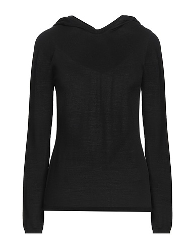 COURRÈGES Jumper Black 100% Merino Wool