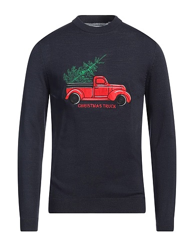 ONLY & SONS Jumper Navy blue 100% Acrylic
