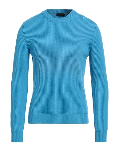 ROBERTO COLLINA Jumper Azure 100% Merino Wool