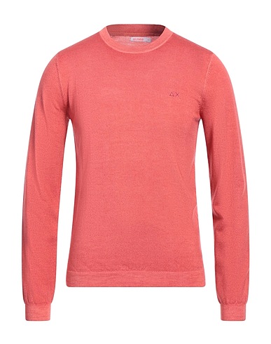 SUN 68 Jumper Coral 100% Merino Wool