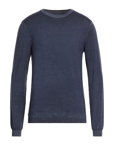 SUN 68 Jumper Navy blue 100% Merino Wool