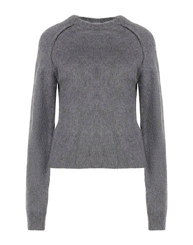 JIL SANDER Jumper Grey 60% Virgin Wool, 25% Mohair wool, 15% Silk