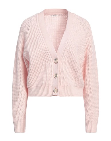 PESERICO Cardigan Light pink 100% Cashmere