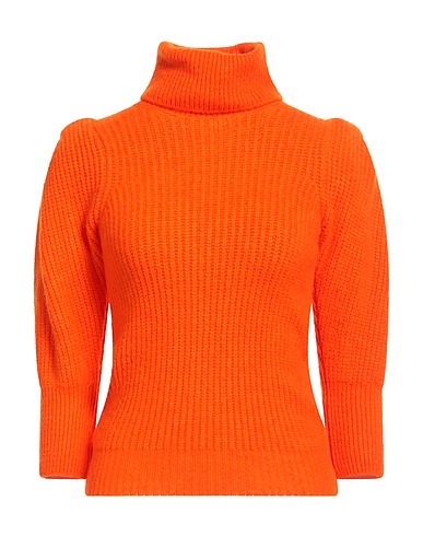 FRACOMINA Polo neck COLLECTION Orange 44% Acrylic, 36% Polyamide, 10% Mohair wool, 10% Wool