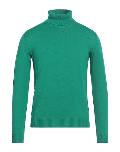 ROBERTO COLLINA Polo neck Green 100% Merino Wool
