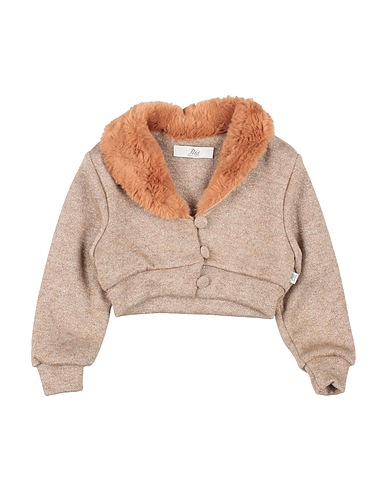 PETIT Cardigan Beige 41% Viscose, 31% Polyester, 18% Polyamide, 10% Metallic fiber