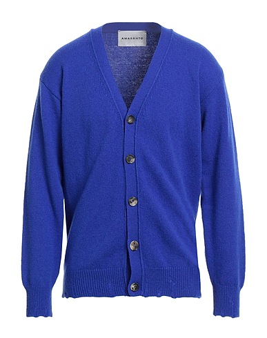 AMARANTO Cardigan Blue 90% Wool, 10% Cashmere