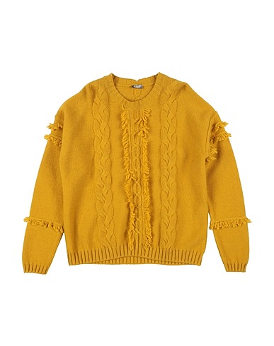 IL GUFO Jumper Mustard 100% Virgin Wool