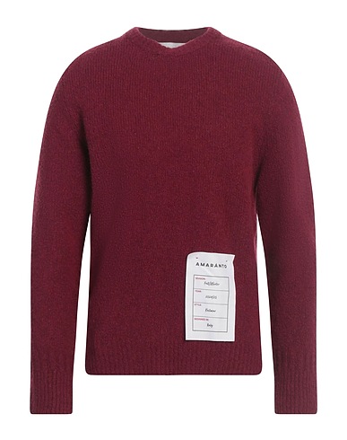 AMARANTO Sweater Burgundy 57% Wool, 28% Cashmere, 15% Nylon