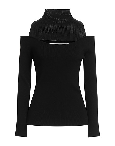 GAëLLE Paris Rollkragenpullover NOIR Schwarz 72% Viskose, 28% Polyester