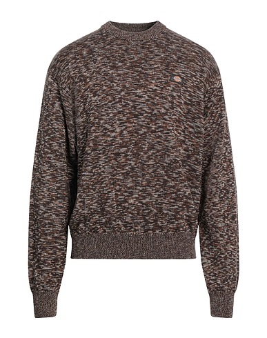DICKIES Jumper Dark brown 100% Cotton